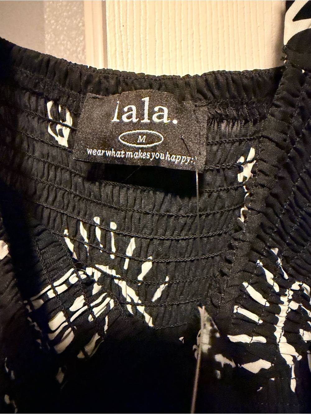 Dressed in LALA Black and White Maxi Dress